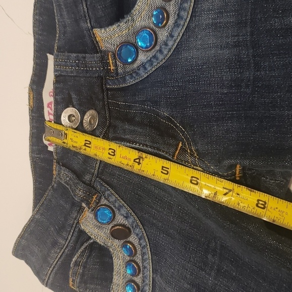 Nolita De Nimes Flash & Partners Spa Jeans Women Size 25 Italy Jeweles Denim - Picture 12 of 16